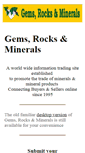 Mobile Screenshot of gemsrocks.com